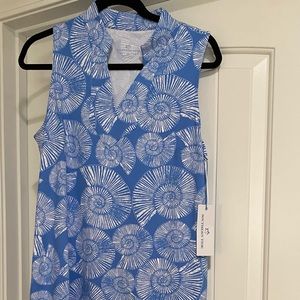 NWT Southern Tides blue and white beach dress.
